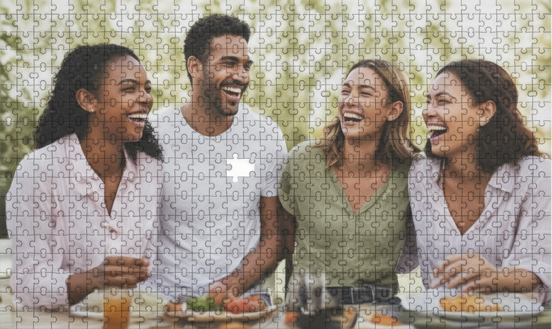 Draugų dėlionė 300 detalių